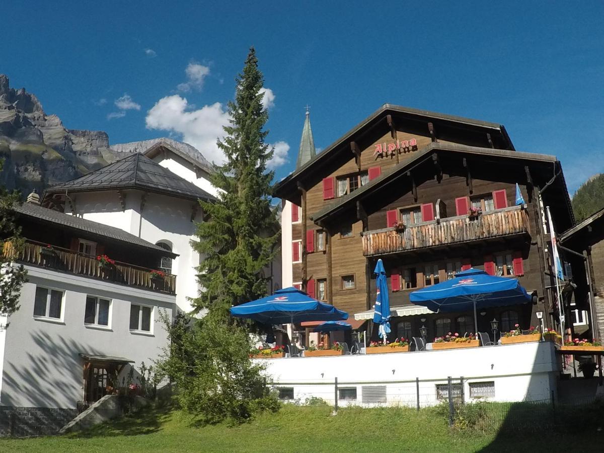 Hotel Alpina Leukerbad Exterior foto