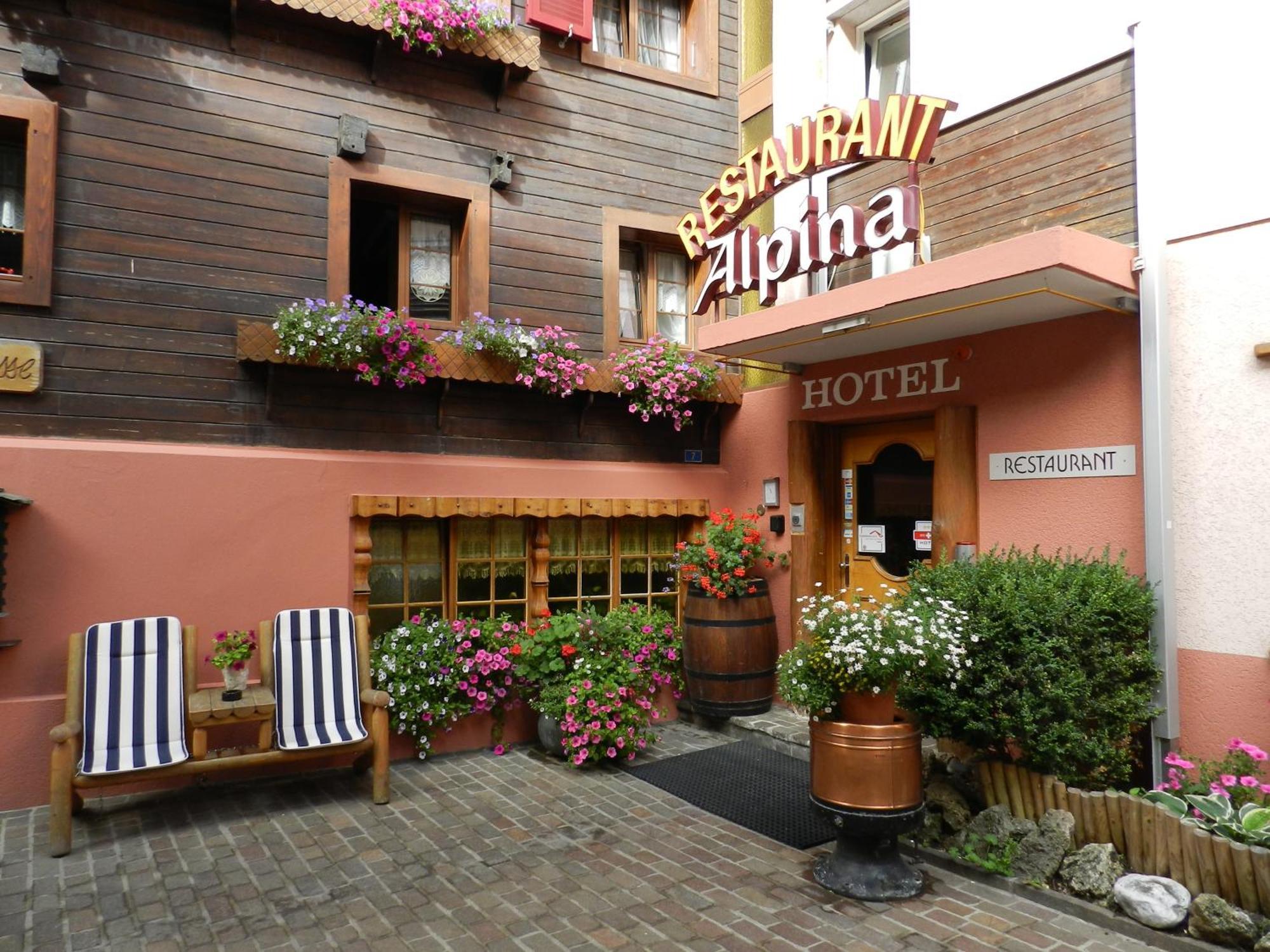 Hotel Alpina Leukerbad Exterior foto
